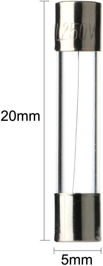 Gebildet 200 pcs 5x20mm Fast-Blow Glass Tube Fuse - Image 3