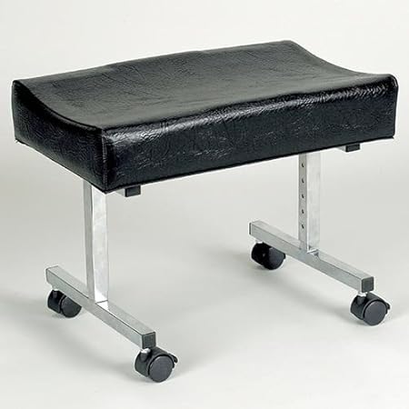 Höhe verstellbaren Fußbank mit Rollen: Amazon.de: Küche & Haushalt