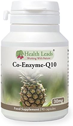 Coenzyme Q10 (CoQ10) 30mg x 90 Capsules (No Magnesium Stearate), 90 count (Pack of 1)