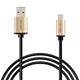USB Type C Cable, Archeer USB 3.0 Type-C to USB-A Male Sync & Charging Cable for Samsung galaxy Apple New Macbook LG G5 Google Nexus 5X 6P Chromebook Pixel 2015 Microsoft Lumia950 XL -Gold