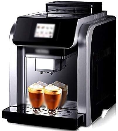 Chitty Espresso machine, fully automatic coffee machine, double boiler, fancy coffee grinder, consumer and commercial 422mm × 280mm × 380mm silver (Color : Silver) professional