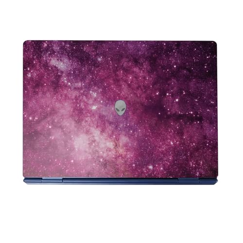 Laptop Skin Compatible with Alienware 16/16X Aurora (2025) - Pink Stars - Premi…