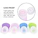 Guckmall Travel Squeeze Bottle, Set of Four 3oz Travel Toiletry Bottles Leakproof Soft Silicone Containers for Shampoo Conditioner Lotion Soap Cosmetics