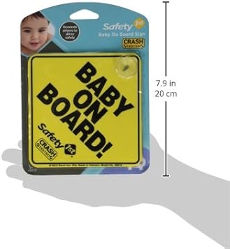 safety 1st baby on board sign