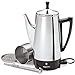 Presto 02811 12-Cup Stainless Steel Coffee Maker with 1 Year Extended Warranty