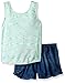 Limited Too Girls' 2 Piece Wrap Tank Top and Denim Short