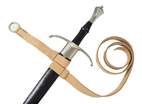 Double Strap Hanging Sword Belt - Natural