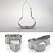 Cookie Cutter,Stainless Steel Cookie Cutter 3 Pack for Bachelorette Party Peter Shaped Make Cookies and Brownies