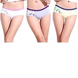 Eve's wish Junior Cotton Love 3 Pack Hipster Panties