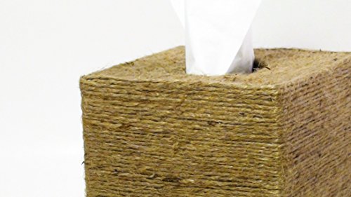 Natural Rope Tissue Box Cover Recycled Ecofriendly