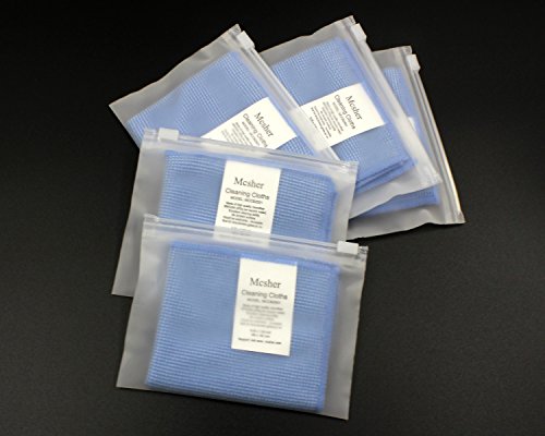 Mcsher Microfiber Cleaning Cloths - 6 Pack, Blue, 6"x 7" Inch - Thumbnail 5