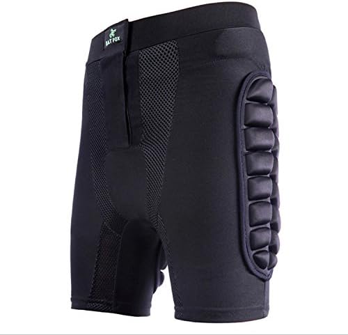 3D Protective Pads Compressin Shorts Hips Butt Protection for Ski Skiing Skating Snowboard Cycling, Fits for Kids / Teens / Adults