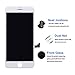 for iPhone 7 White Replacement Screen,Fit iPhone 7 LCD Display Touch Digitizer Screen Full Assembly with Repair Tool Kit and Screen Protector