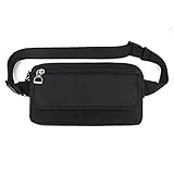 Ultraslim Nylon Water Resistant Stealth Small Running Travel Waist Bag Packs