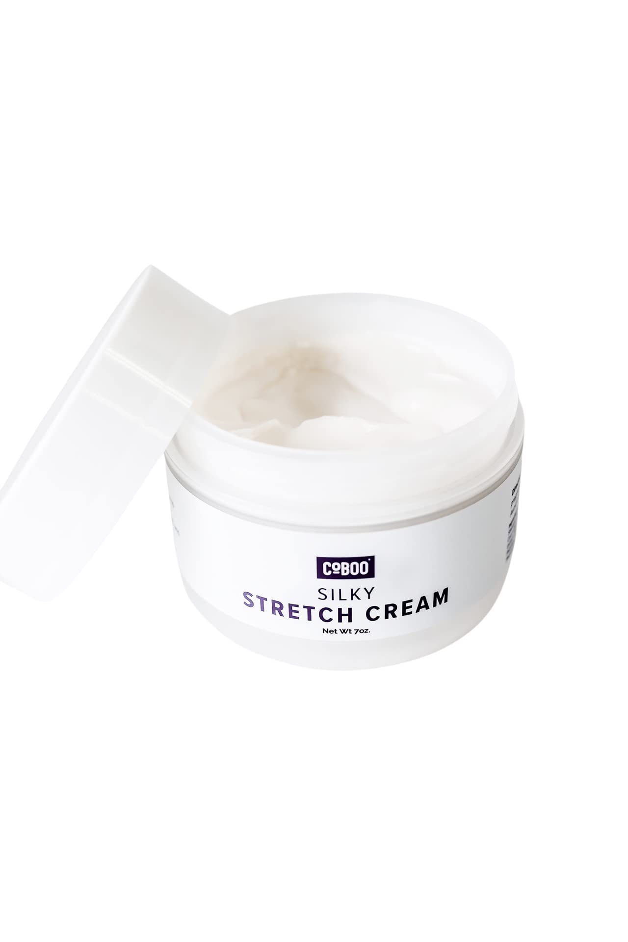 CoBoo Silky Stretch Cream | Maternity Stretch Mark Cream for Pregnancy | Paraben Free 7oz Formula to Reduce Stretch Marks & Improve Skin Elasticity | Refreshing Scent