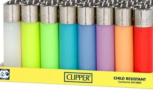 4 CLEAR CLIPPER LIGHTERS BY CLIPPER by Clipper