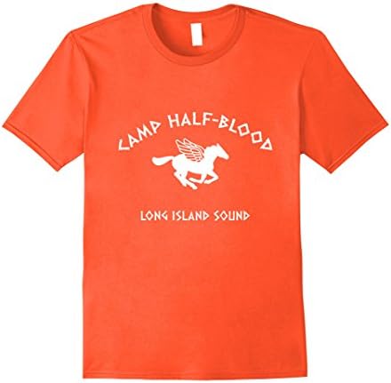 Mens Camp Half-Blood T-Shirt For Demigods 2XL Orange