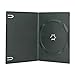 Yens 100B1DVD7 7mm Slim Single DVD Cases, Black, 100 Piece