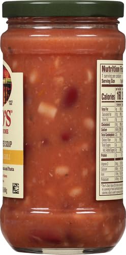 RAO’S HOMEMADE PASTA FAGIOLI SOUP, 16OZ, REAL VEGETABLES, TRADITIONAL ITALIAN HEAT AND SERVE SOUP, 1 POUND (PACK OF 1)