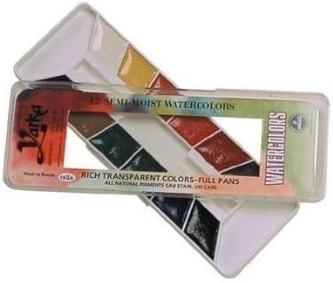 6 Pack YARKA WATERCOLOR SET 12 COLORS Drafting, Engineering, Art (General Catalog) by Yarka