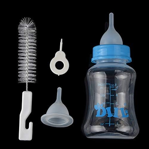 WSSB Pet Cat Dog Milk Bottle Pet Puppy Kitten Baby Animal Feeding Bottle Nursing Set