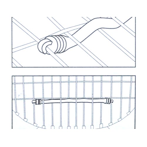 Tennis Dampener, Double Hooks Gel Filled Long Racket Vibrastop Worm for Kids Ladies and Other Players (Red, White, 2-Pack)