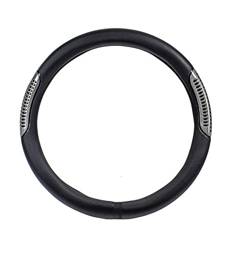 Tuning Effect 163537 Couvre-Volant Noir Décor Argent