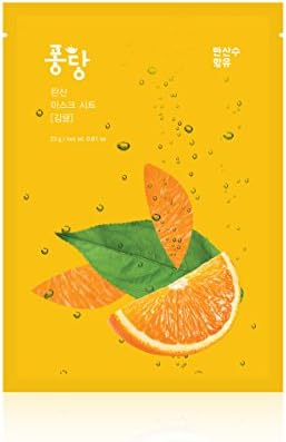 [ Pongdang ] Sparkling Mask sheet Fruit Brightening Anti Wrinkle Moisturizing effect Korean Cosmetics Tangerine