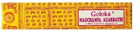 Goloka (Gold) Nag Champa Incense - 40 Gram Box