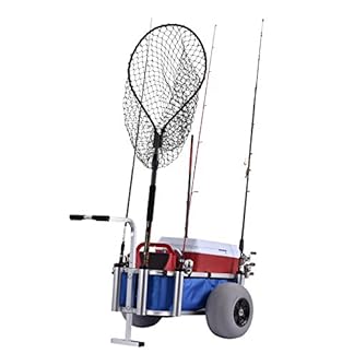 Muscle Carts HDBC-Blue Fish and Marine Cart, 27" Height, 40" Width, 30" Length,