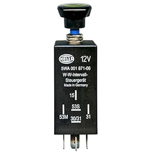 HELLA 5WA 001 871-061 Regelaar, wis-was-interval – 5-polig