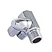 KES Shower Arm 3-Way Diverter Brass for Handheld Shower and Shower Head T-Valve G 1/2 Polished Chrome, PV11