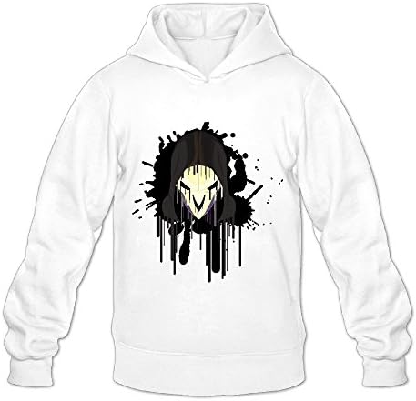MYKKI Overwatch Head Men's Athletic Fleece Hoodie XL White
