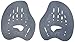 TYR INC Catalyst Contour Training Paddles, Smoke/Black, Large