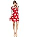 Zoozie LA Women's American Flag Dress USA National Star Stripes Patterns