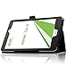 Infiland Acer Iconia Tab 8 A1-840FHD Case, Folio PU Leather Slim Stand Cover with Multi-Angle Stand fit for Acer Iconia A1-840 FHD 8 inch tablet (Acer Iconia A1-840 FHD tablet, Black)