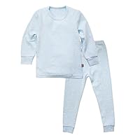 Enfants Chéris Toddler Boys Girls Jammies Stripes Organic Cotton Pajamas, (Blue, 24M)