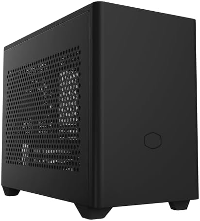 Cooler Master NR200 Mini-ITX PC Case Ready, Horizontal GPU Mount, Designed Ready Nvidia RTX 5070 Ti | AMD RX 9070 XT, SFX PSU – Ready to Install, Airflow Up To 6 Fans, Vented Panels, DIY