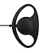 AOER D-Sharp Ear Hanger with PTT MIC for Motorola MOTOTRBO XPR-6300 XPR-6350 XPR-6380 XPR-6500 XPR-6550 XPR-6580 XPR-7350 XPR-7550