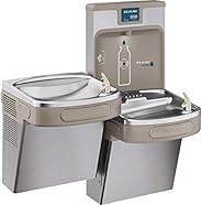 Elkay LZSTL8WSSP Enhanced EZH2O Bottle Filling Station, & Versatile Bi-Level ADA Cooler, Filtered 8 GPH St