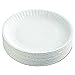 AJM Packaging Corporation PP9GRAWH Paper Plates, 9" Diameter, White, 12 Packs of 100 (Case of 1200) primary
