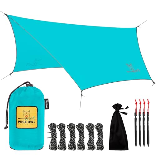Wise Owl Outfitters Hammock Rain Fly Waterproof Camping Tarp