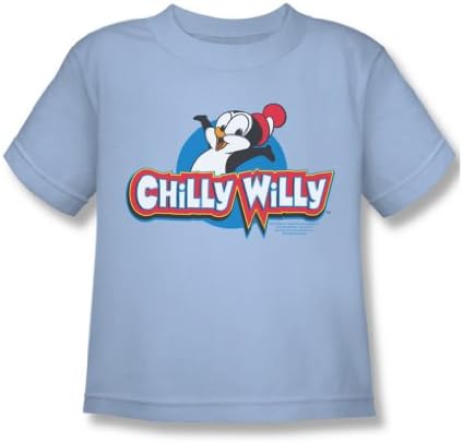 Chilly Willy - Juvy Logo T-Shirt In Light Blue, Size: Medium (5/6), Color: Light Blue