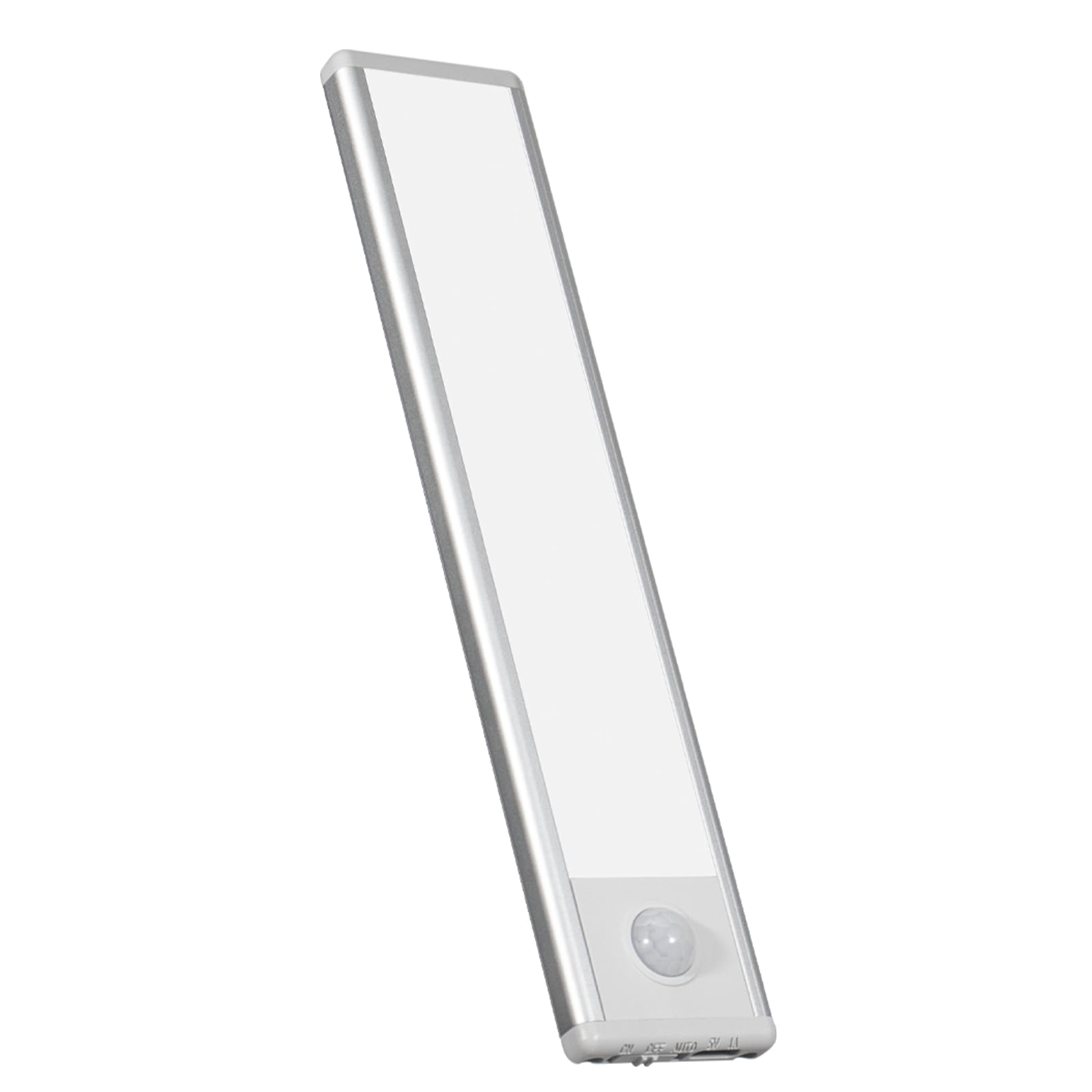 Milpoel Under Cabinet Kitchen Lights, Motion Sensor Cupboard Lights, USB Rechargeable Night Light with Magnetic Strip for Wardrobe, Closet, Stairs (White Light, 20cm-1 Pack)