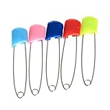Dophee 15Pcs/Set Safety Locking Pins Baby Kids Diaper Dress Cloth Nappy Hold Clip Craft