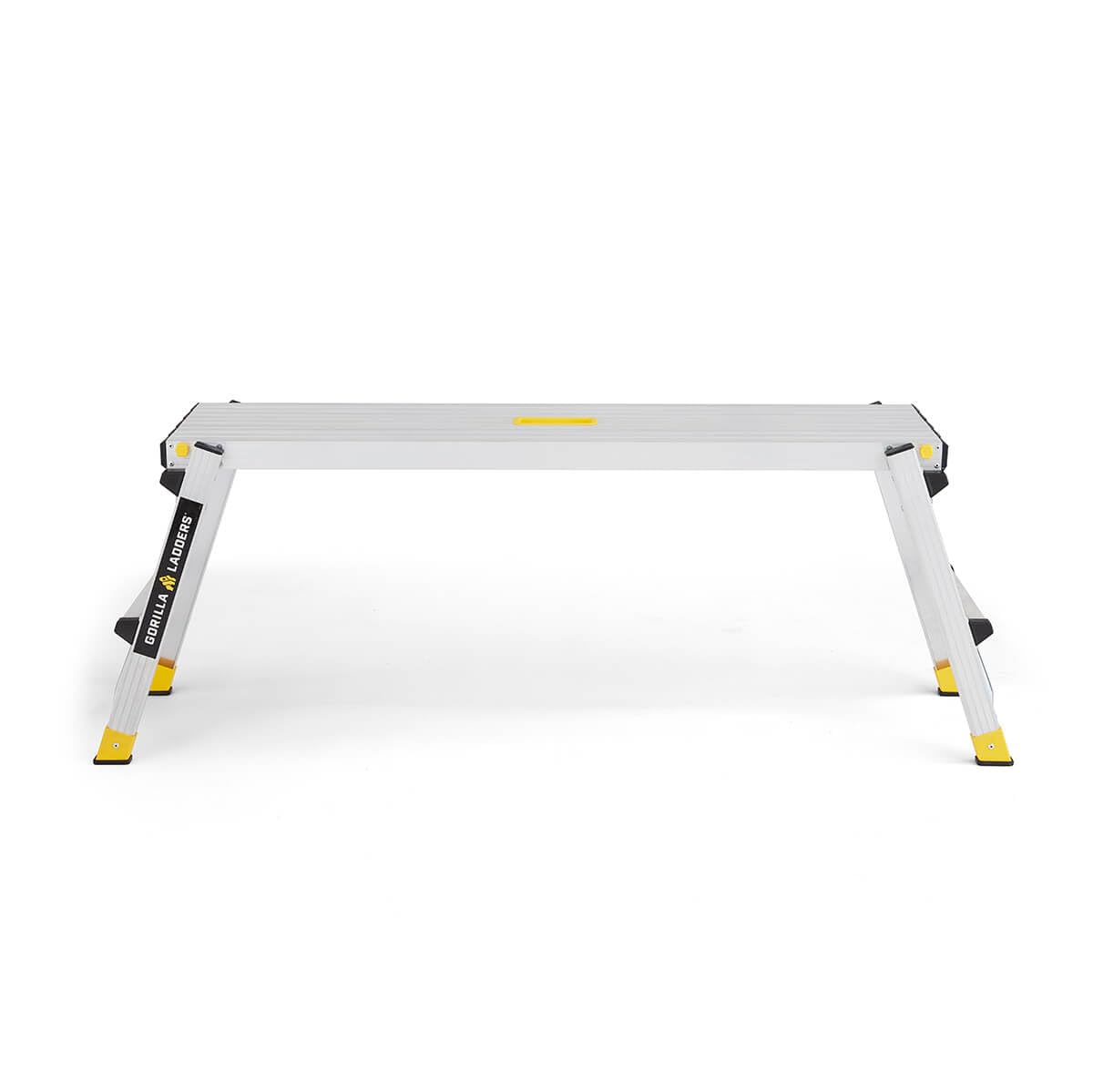 Photo 1 of Gorilla Ladders 4 ft. x 12 in. x 20 in. Aluminum Slim-Fold Work Platform, 300 lbs. Load Capacity GLWP-47