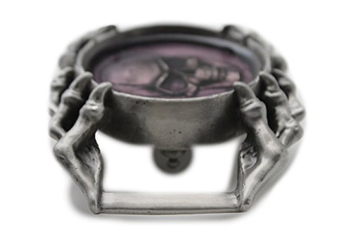 TFJ Men Women 3D Fashion Strong Belt Buckle Silver Heavy Metal Skull Eagle Claws