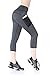 Annjoli Women's Workout Running Leggings Yoga Capris Pants Pocket