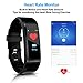 HK Fitness Tracker HR, Activity Tracker Watch with Heart Rate Blood Pressure Monitor Waterproof Smart Bracelet Wrist Band with GPS Step Calorie Counter Pedometer Watch for Kids Women Men,Purple