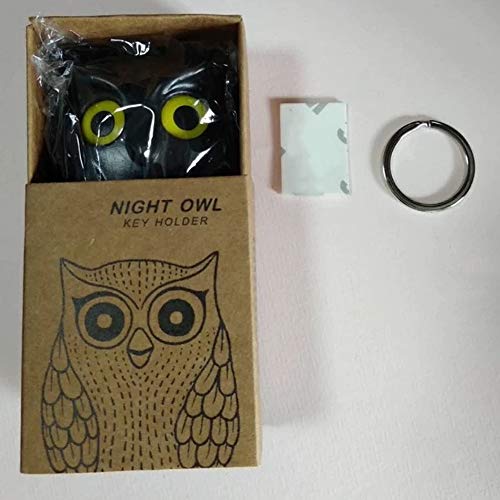 WEIHUIMEI-Night-Owl-Schlsselanhnger-Halter-Cool-Home-Decor-Ungewhnliche-Wanddekoration-Einzigartiges-Geschenk-fr-Home-Office-Dekoration